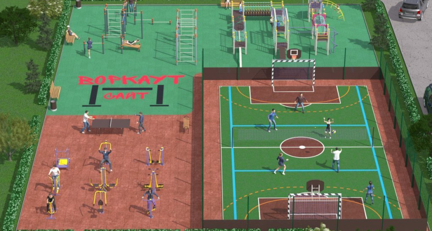 Преимущества уличных воркаут-площадок