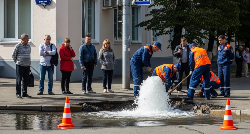 Во Владивостоке авария на Некрасовской оставила без воды свыше 100 домов до полуночи