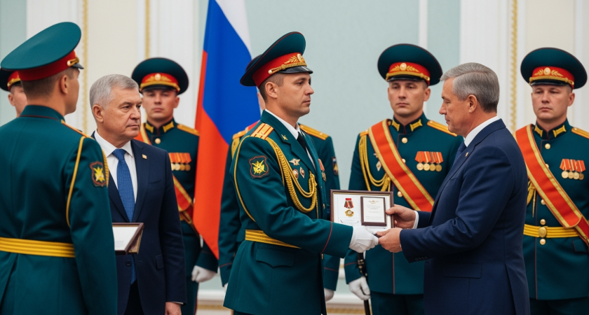 Курсант программы "Герои Приморья" получил орден Мужества за подвиг в зоне СВО