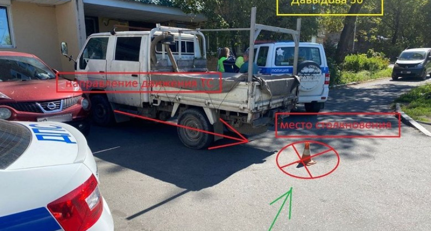 Водитель Toyota сдавал задним ходом и сбил 9-летнюю девочку во дворе Владивостока