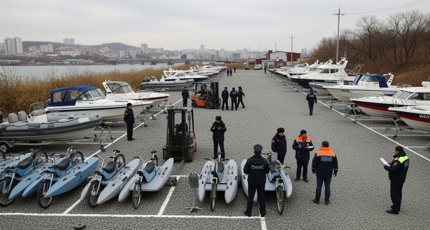 Штраф не поможет: во Владивостоке за скрытые номера авто теперь сразу блокираторы и эвакуатор