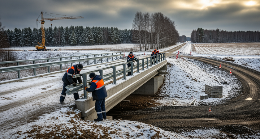 Три моста на трассе в Приморье: два уже открыты, третий готов на 80%