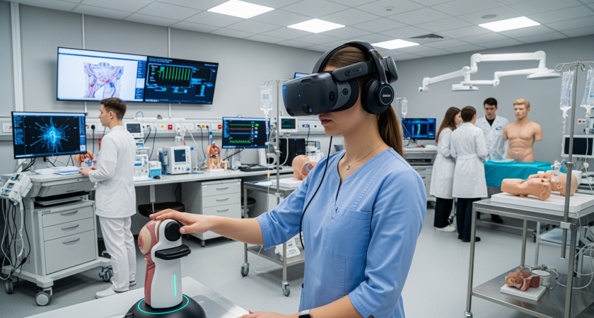 Студенты-медики ДВФУ оперируют в VR: каждая тренировка спасает реального пациента от риска
