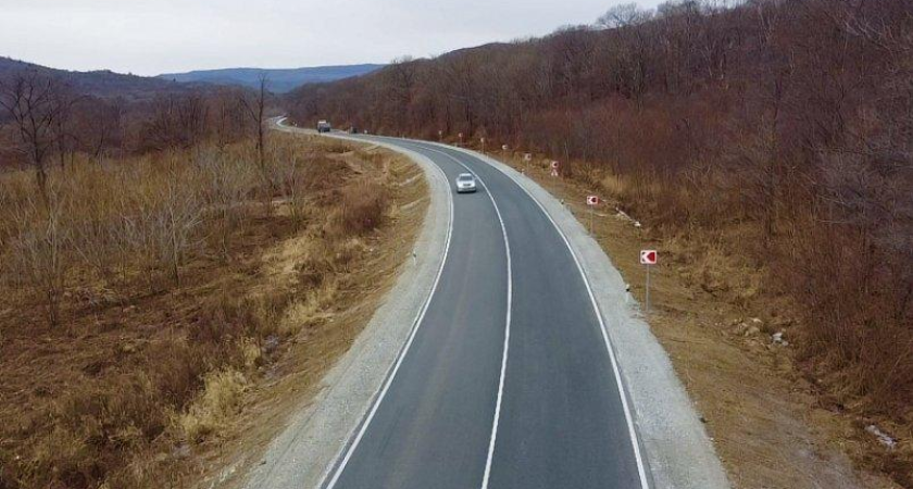 12 км трассы к границе с КНДР отремонтировали по технологии холодной регенерации