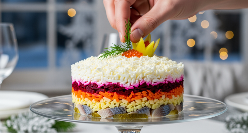 Забыла про шубу: мой рецепт «Селёдки под снегом» с яблоком и плавленым сыром – гостям хватает на одну порцию