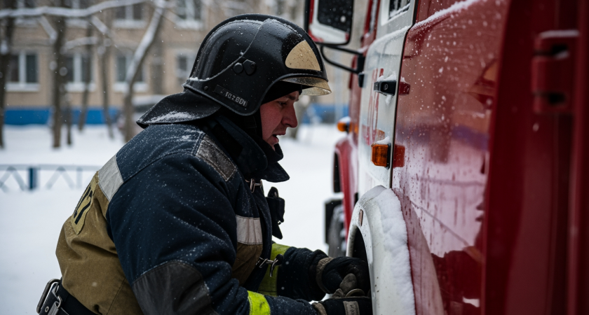 В Уссурийске горит частный дом: пожарные тушат огонь на площади 150 кв. м