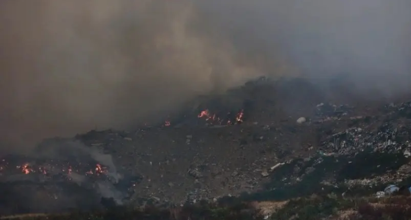 Владивостокский полигон снова в огне: пожар начался в 3 ночи