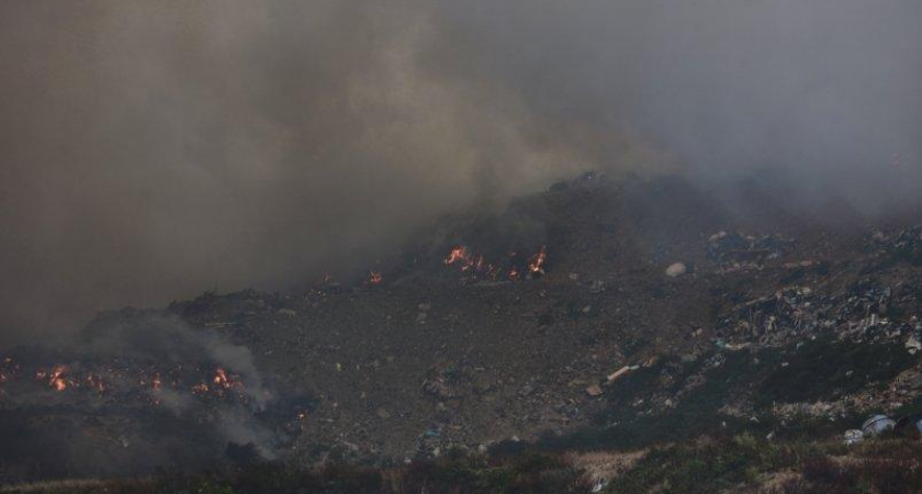 Роспотребнадзор: воздух во Владивостоке чист после пожара на полигоне