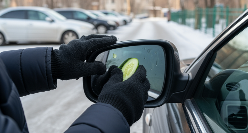 Один овощ спасает меня от льда на стекле всю зиму - теперь не нужны никакие скребки