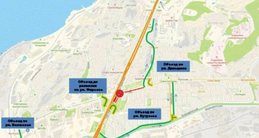 Русская и 100-летия Владивостока перекроют на 10 часов для переноса контактной сети