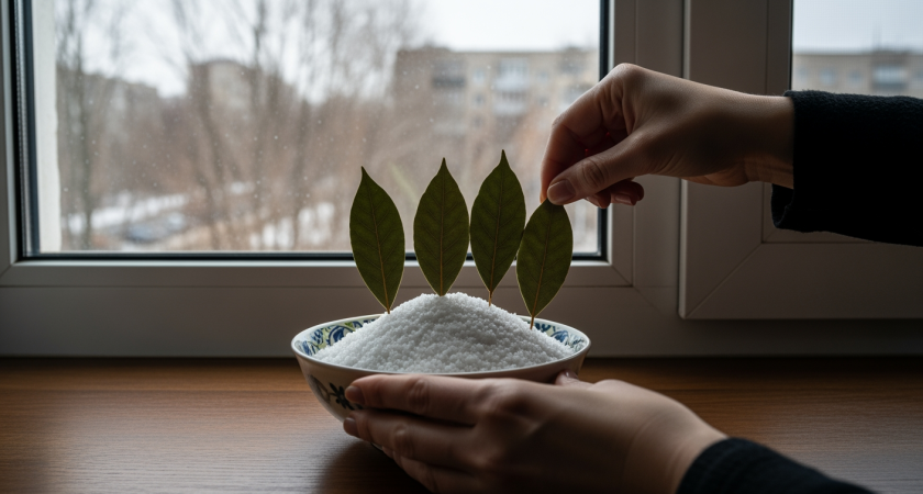 Щепотку соли на лавровый лист - и весь месяц благодарю себя за находку: лайфхак для хозяек