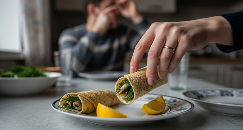 Три продукта и лаваш — готовлю элегантные закуски со шпротами для праздника без сложных рецептов и привычных салатов