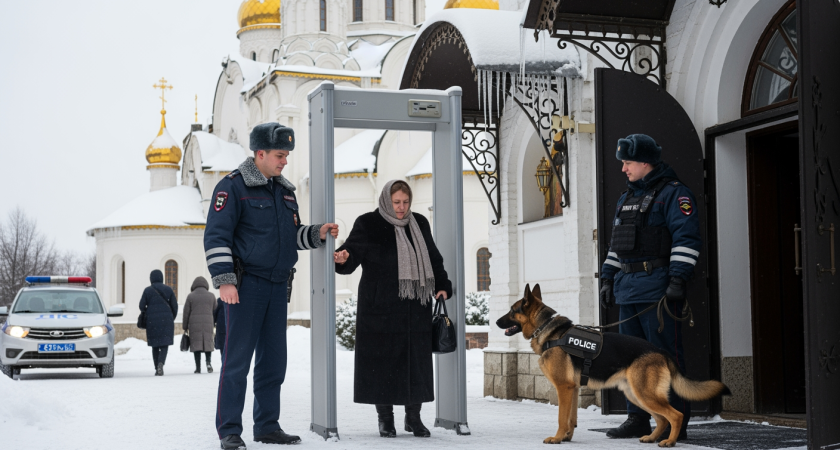 Металлодетекторы и кинологи: более 60 храмов Приморья под усиленной охраной на Рождество