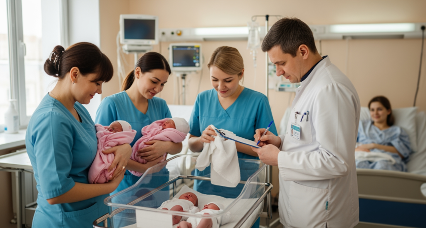 В Рождество родились девять чудес: от 2 до 4,7 килограммов