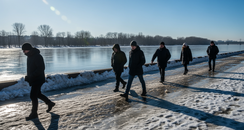 Конец скользким ботинкам: три лайфхака, которые спасают от падений на льду весь сезон