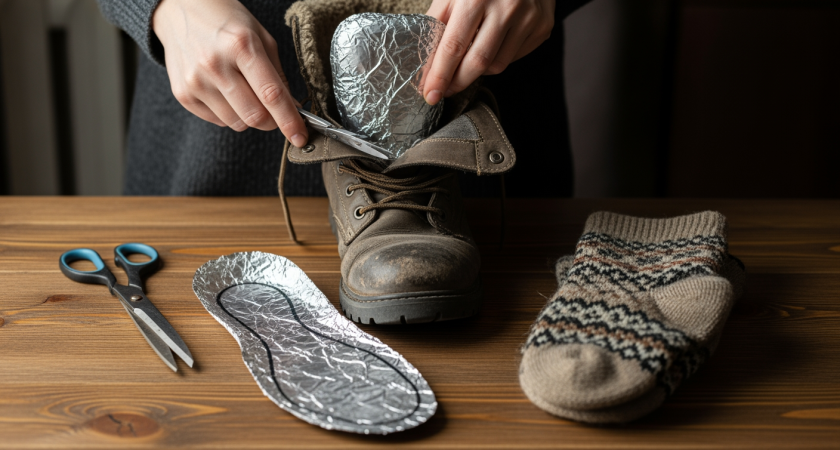 Два слоя под ноги зимой - ногам комфорт при минус 40, лайфхак для тех, кто мёрзнет