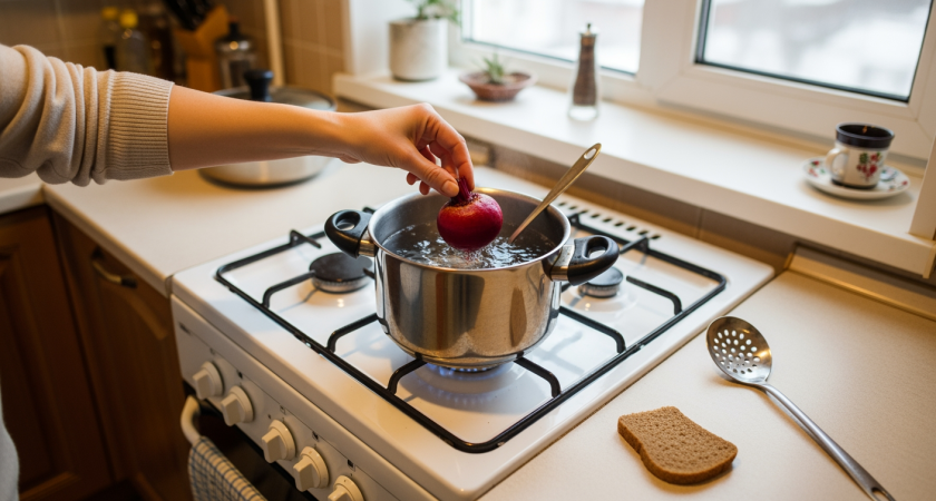 Варю свеклу за 12 минут - мясо становится мягче, запах не распространяется, вкус интенсивнее: один простой секрет при готовке