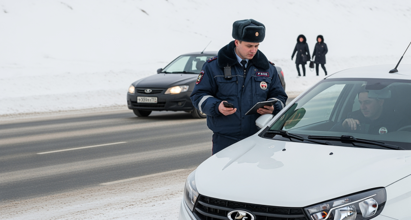 Как оспорить штраф ГИБДД за нарушение разметки, скрытой под снегом и льдом