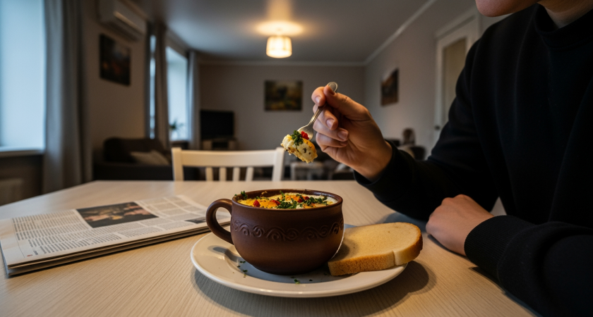 Забудьте о сковороде: за 3 минуты в микроволновке получаю пышный омлет из 2 яиц в кружке - рецепт, который упростит завтрак