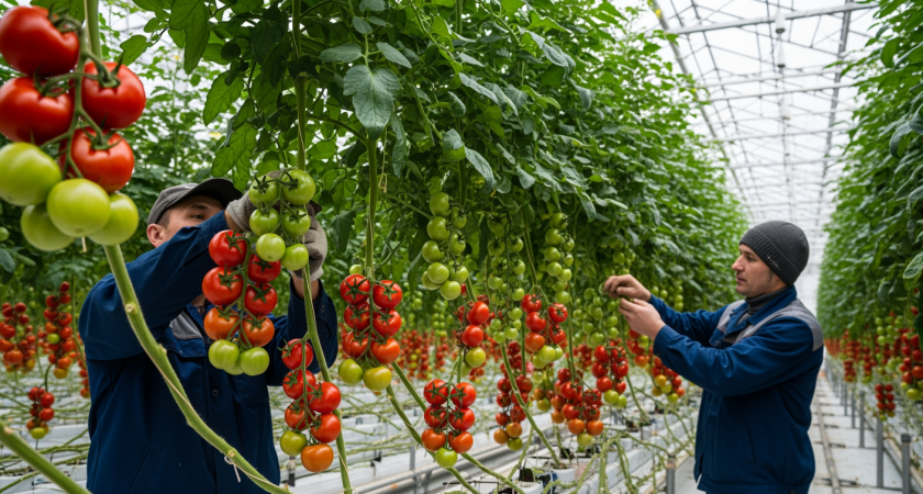 Редкий дар природы: этот сорт томата формирует до 30 крупных плодов на кисти и радует богатым урожаем до поздней осени