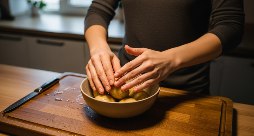 Мой секрет идеальной картошки: нежное пюре внутри, золотистая корочка снаружи - соседки уже записывают рецепт
