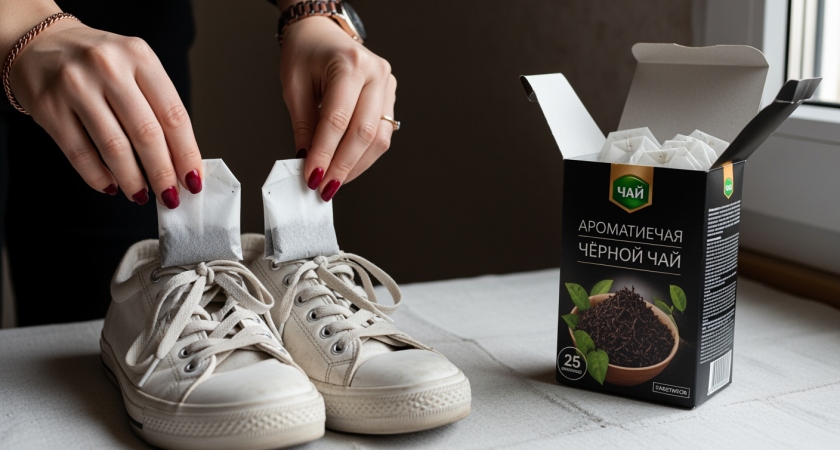 Старый трюк моего деда: почему я всегда кладу чайный пакетик в обувь после прогулки. Работает безотказно