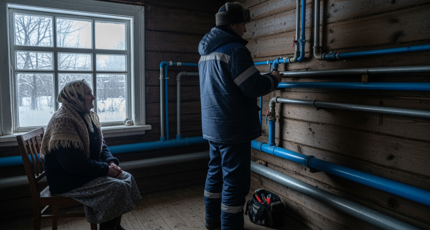 Дедовский способ защиты труб от мороза спасет ваш водопровод когда у соседей даже чай не заварить