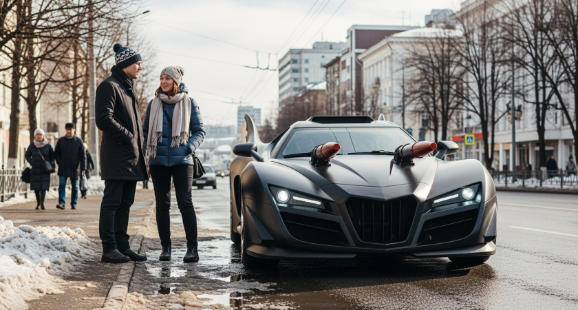 «Бэтмобиль» за 1,8 млн долларов с ракетными установками шокировал жителей Владивостока