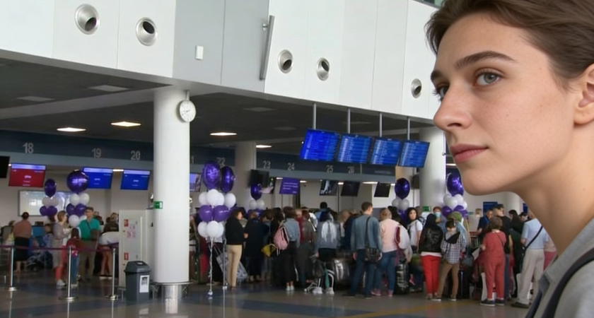 175 пассажиров застряли во Владивостоке на 7 часов из-за непогоды на Сахалине