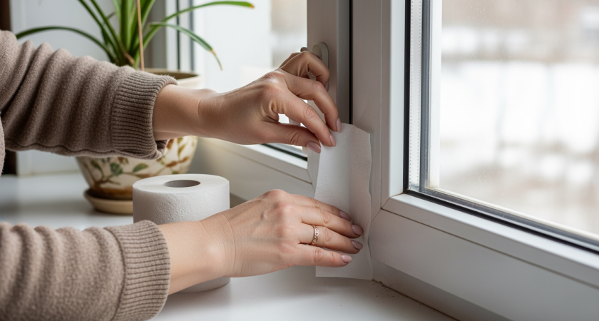 Старый рулон бумаги и минус 30 за окном — хитрость пенсионерки спасла квартиру от ледяных сквозняков