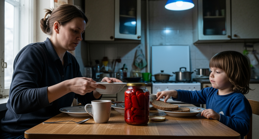 Домашняя заготовка настолько полюбилась нашей семье, что новую банку начинаю делать еще до того, как опустеет старая