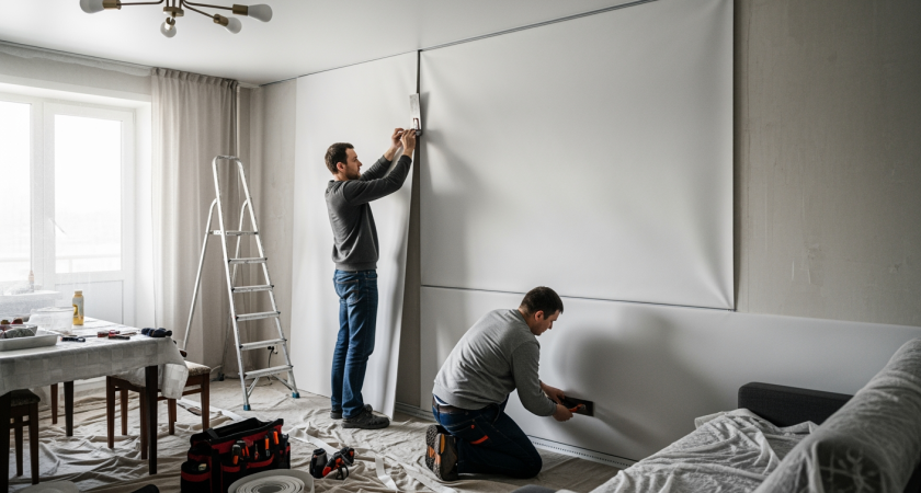 Опытные ремонтники забыли про гипсовые смеси и шпаклёвку — новый метод выравнивания стен экономит 40% бюджета