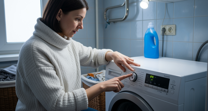 Простой трюк с двумя кнопками избавит вашу стиральную машину от всех загрязнений и продлит срок службы техники на годы