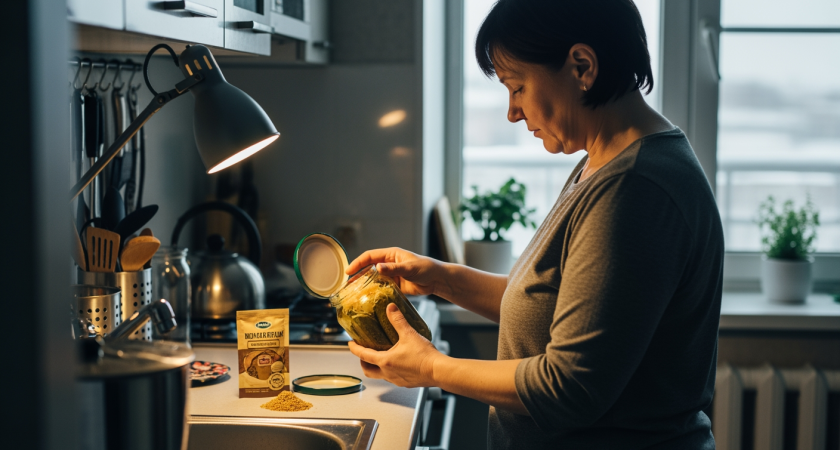 Простой деревенский секрет хранения консервации месяцами без потемнения и порчи даже в открытых банках