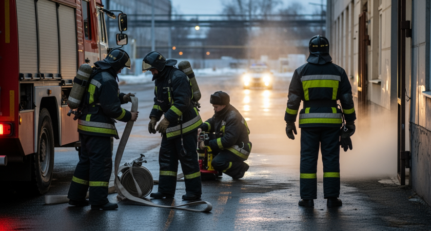 Пять часов борьбы и ранг 1Бис: в Дальнереченске вспыхнули 150 «квадратов» пиломатериала внутри цеха