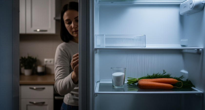 Забудьте о запахах в холодильнике: копеечный трюк с солью, который домохозяйки держат в секрете годами