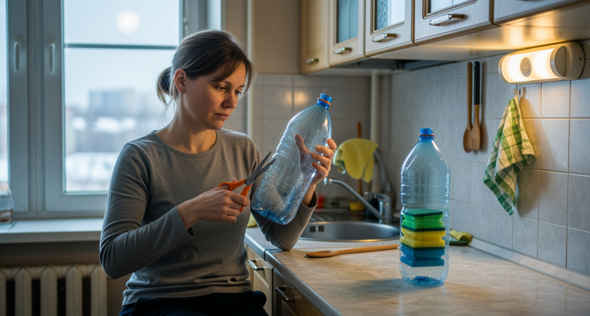 Обычные пластиковые баклажки станут вашими главными союзниками в борьбе с хаосом благодаря моим простым идеям