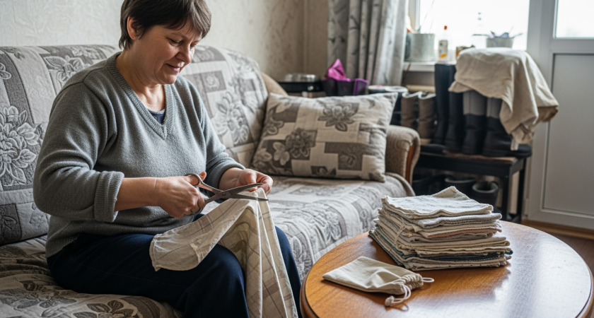 Не спешите выбрасывать старые простыни — 7 хитрых идей превратят ненужный текстиль в полезные вещи для дома