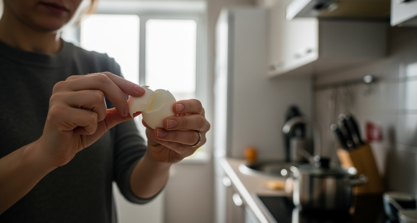 Секретный ингредиент из вашей кухни заставит яичную скорлупу отделяться как по волшебству