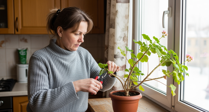 Секретная формула стрижки герани превращает чахлое растение в роскошный куст всего за 30 дней