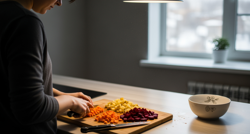 Секрет шеф-повара: как готовить овощи для салата чтобы гости думали что вы учились в Париже