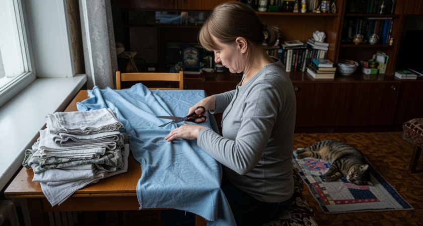 Старые простыни превращаются в настоящие сокровища — 7 способов дать белью вторую жизнь