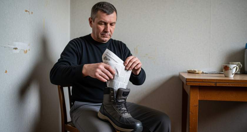 Сибирские пенсионеры греют ноги копеечным способом, который работает лучше дорогих стелек