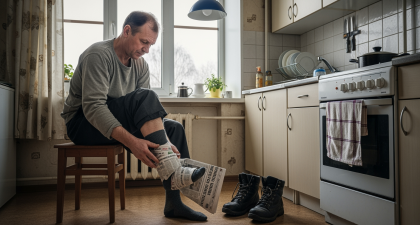 Бабушкин способ утеплить обувь копеечной газетой превосходит магазинные стельки за тысячи рублей