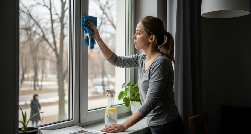 Добавляю в воду для мытья окон одну ложку этого — стекла сияют месяцами без единого развода