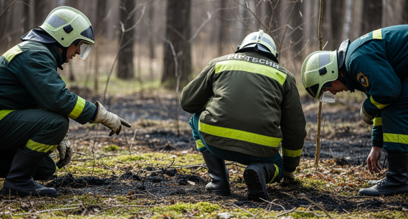 Парашютисты тушили огонь на 17 гектарах Приморья за один день