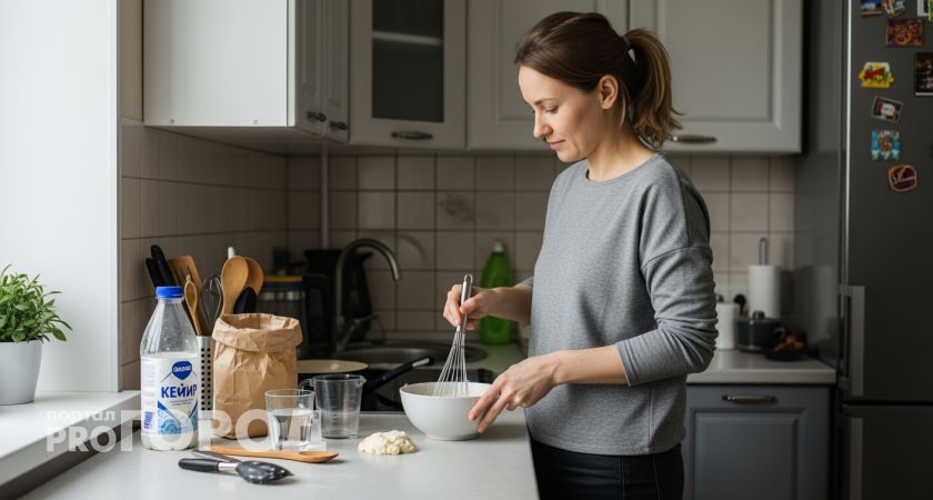 Беру стакан кефира и муку - через 10 минут семья просит добавки: лепешки которые исчезают мгновенно