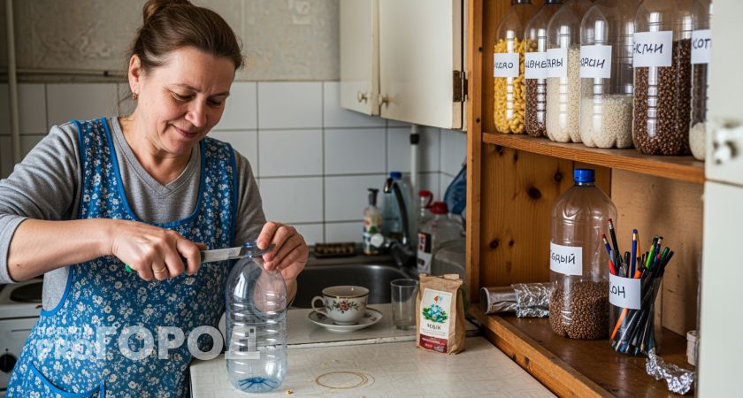 Пластиковые бутылки из мусорки превратятся в домашних гениев порядка с помощью этих трюков