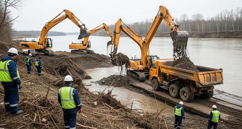 Рыба вернулась в реку Объяснения после расчистки тысячи кубометров грунта