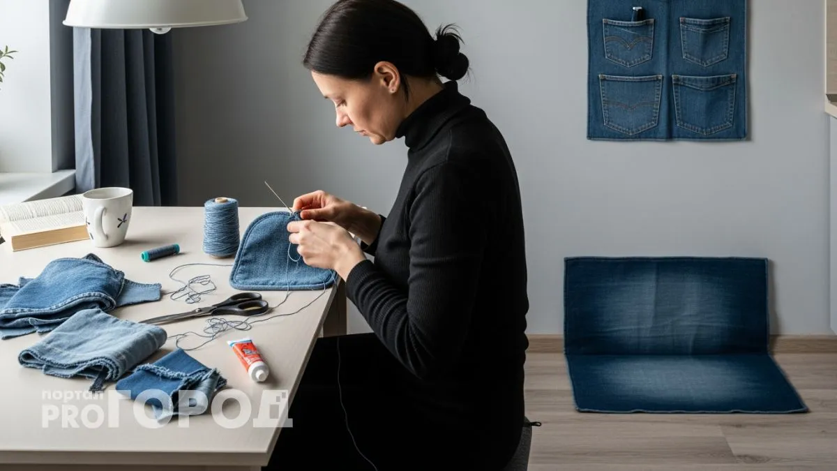 Выбрасывать старые джинсы больше не придется — простые идеи для дома экономят тысячи рублей